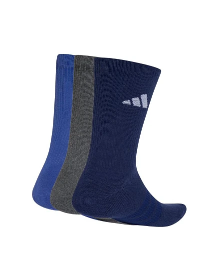 Ponožky Cushioned Sportswear Crew 3P tmavě modré, šedé, modré model 22301522 - ADIDAS Ponožky Cushioned Sportswear Crew 3P tmavě modré, šedé, modré model 22301522 - ADIDAS