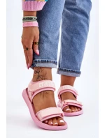 Damskie Sportowe Sandały Big Star LL274729 Różowe Damskie Sportowe Sandały Big Star LL274729 Różowe