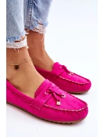 Klasyczne Zamszowe Mokasyny Fuksja Good Time Klasyczne Zamszowe Mokasyny Fuksja Good Time