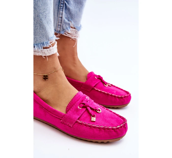 Klasyczne Zamszowe Mokasyny Fuksja Good Time Klasyczne Zamszowe Mokasyny Fuksja Good Time