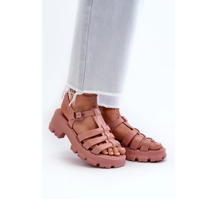 Dámské Sandály  Špinavě Růžové model 21661728 - Zaxy