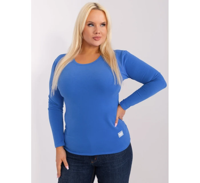 Bluzka RV BZ model 19465424 ciemny niebieski - FPrice Bluzka RV BZ model 19465424 ciemny niebieski - FPrice