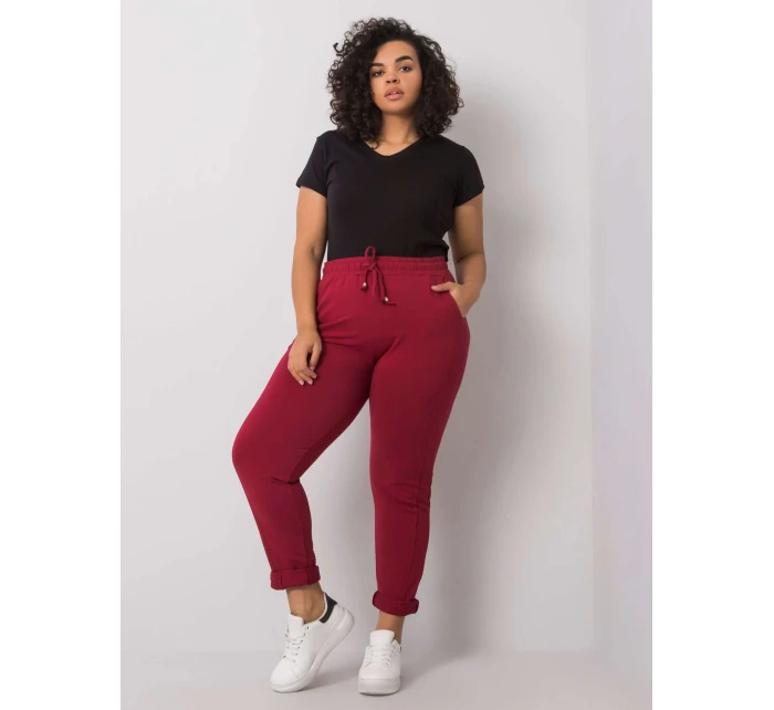 Tepláky RV DR 6300.19 bordó