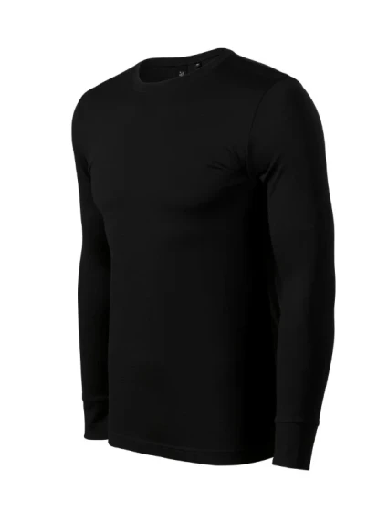 Pánske tričko Merino Rise LS black Pánske tričko Merino Rise LS black