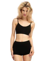 Dámske boxerky Bamboo shorts black - JULIMEX