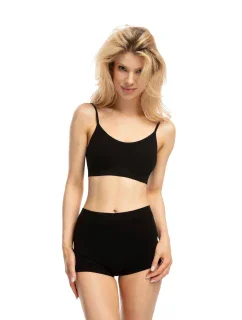 Dámske boxerky Bamboo shorts black - JULIMEX