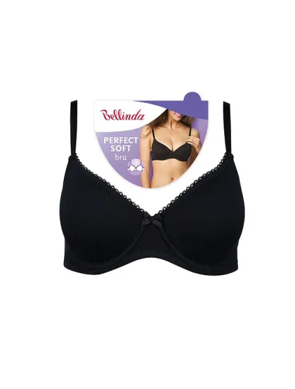 Dámska mäkká vystužená podprsenka PERFECT SOFT BRA - Bellinda - čierna