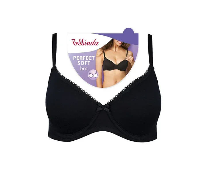 Dámska mäkká vystužená podprsenka PERFECT SOFT BRA - Bellinda - čierna