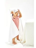 Babybugz BZ 24 Detská deka s kapucňou 71.0024 biela/biela