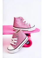 Dětské růžové vysoké tenisky model 21587191 - Boto