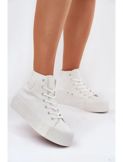 Dámské Tenisky Na Platformě Big Star model 21695254 Bílé - Big Star Shoes Dámské Tenisky Na Platformě Big Star model 21695254 Bílé - Big Star Shoes