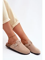 Dámské chodáky s přezkou béžové Lacey