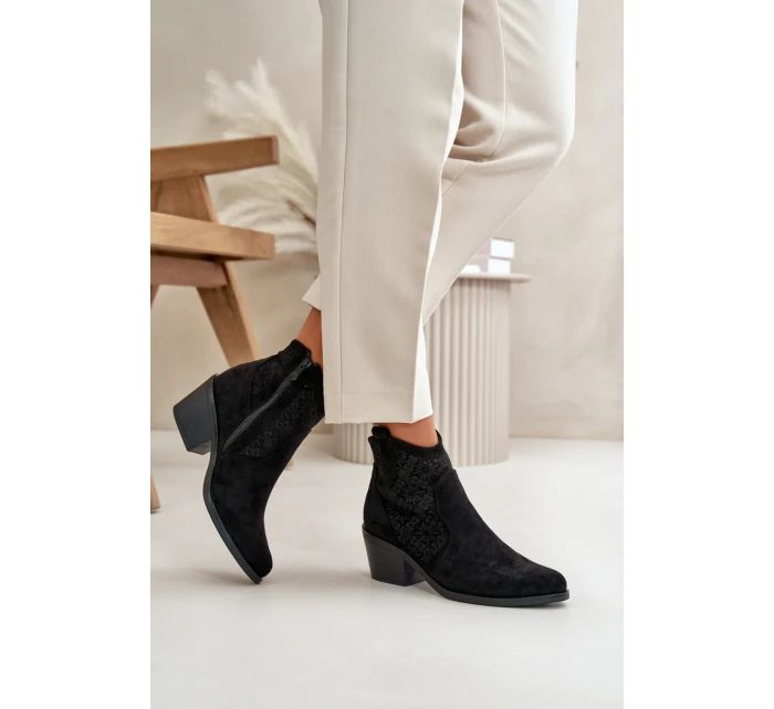 Topánky na podpätku model 199416 Step in style Topánky na podpätku model 199416 Step in style