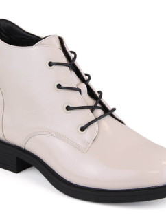 Zateplené topánky Vinceza W JAN243 v béžovej farbe