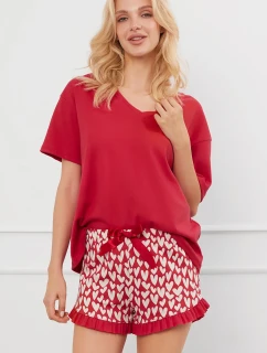 Talianska móda Evora cr.r. cr.sp. farba:c.red/print