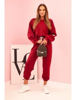 Súprava mikina + nohavice maslová slivka Súprava mikina + nohavice maslová slivka