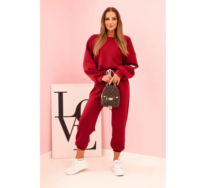 Súprava mikina + nohavice maslová slivka Súprava mikina + nohavice maslová slivka