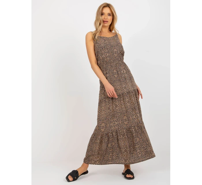 Šaty model 18372282 hnědé - FPrice