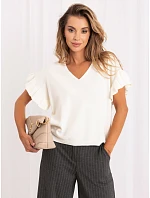Sweter IR SW A model 22401079 ecru - FPrice Sweter IR SW A model 22401079 ecru - FPrice
