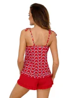 Pyžamo Love 1/2 Červená - Donna Pyžamo Love 1/2 Červená - Donna