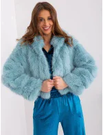 Dámska bunda AT KR 2378.97P svetlo modrá - FPrice Dámska bunda AT KR 2378.97P svetlo modrá - FPrice