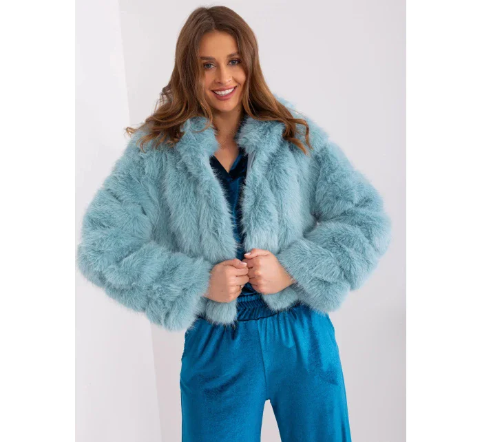 Dámska bunda AT KR 2378.97P svetlo modrá - FPrice Dámska bunda AT KR 2378.97P svetlo modrá - FPrice