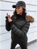 Dámská prošívaná zimní bunda černá Dstreet model 21971788 - FashionStreet