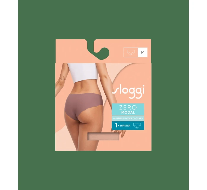 Dámske nohavičky ZERO Modal 2.0 Hipster - CAMEO BROWN - hnedá 00ME - SLOGGI