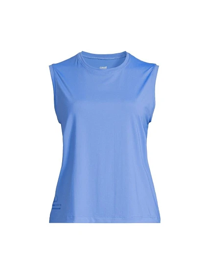 Dámske tréningové tričko Casall Graphic Tank, modré