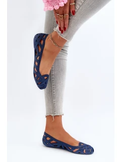 Dámské gumové baleríny tmavě modré model 21652118 - Boto