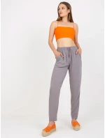 Nohavice D73761M61869L šedé Nohavice D73761M61869L šedé