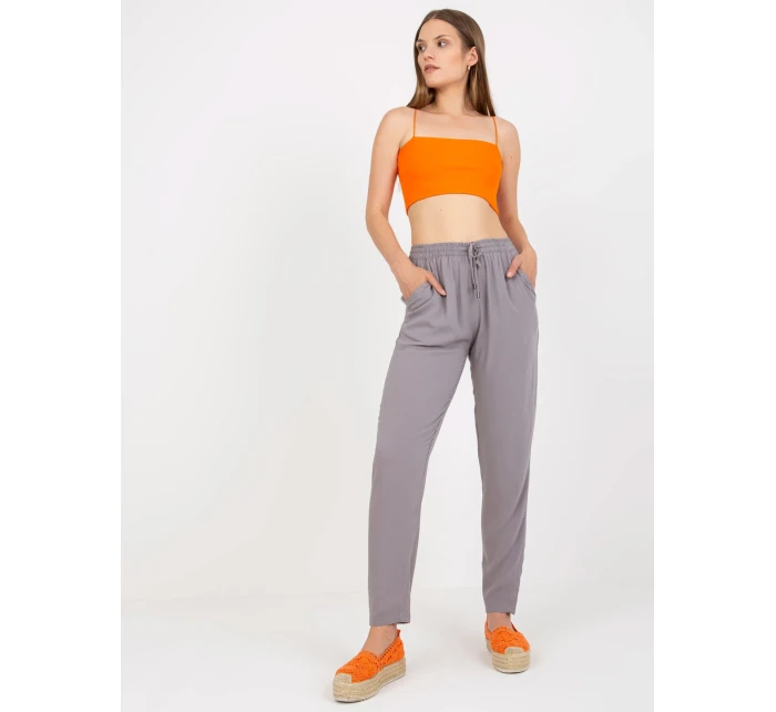 Nohavice D73761M61869L šedé Nohavice D73761M61869L šedé