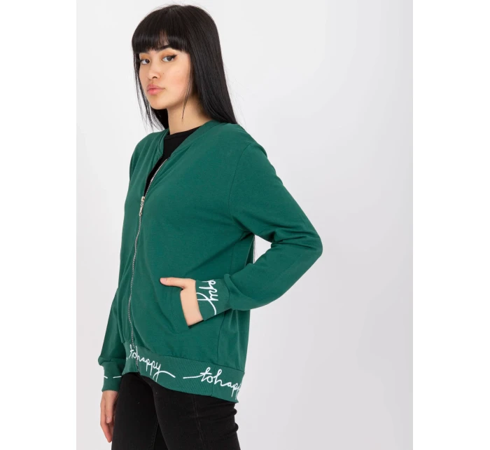 Mikina RV BL 7809.37X tmavo zelená