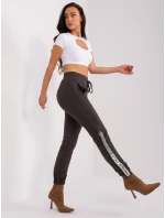 Spodnie dresowe RV DR model 18843730 ciemny khaki - FPrice Spodnie dresowe RV DR model 18843730 ciemny khaki - FPrice