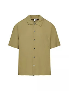 Spodné prádlo Pánske pyžamo S/S BUTTON DOWN 000NM2578ELKS - Calvin Klein