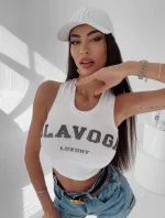 Dámsky top 278026 biely - Ola Voga