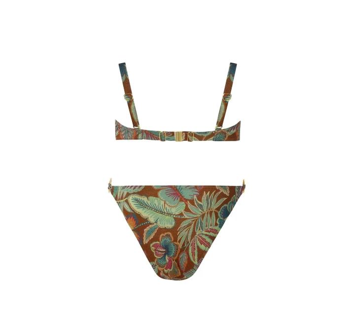 Dámske dvojdielne plavky Mykonos 2 S936MN2 Green Patterned - Self Dámske dvojdielne plavky Mykonos 2 S936MN2 Green Patterned - Self