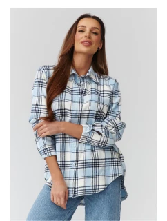 Košeľa s dlhým rukávom model 224089 Makadamia