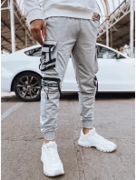 Pánske bojové nohavice šedé FashionStreet UX4219