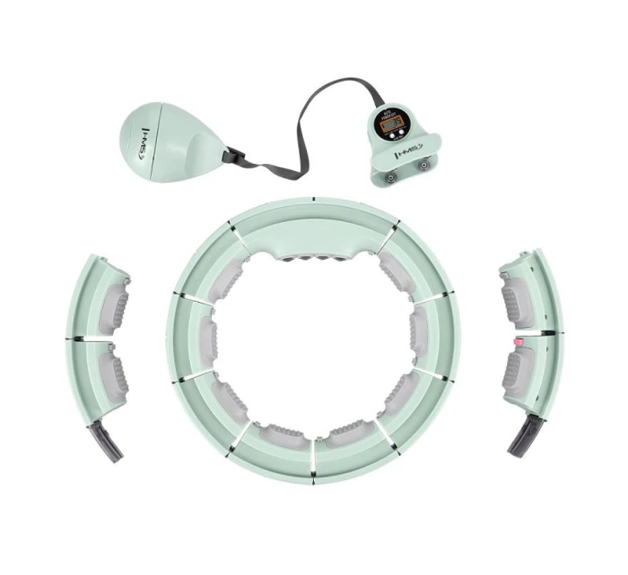 Hula Hop HMS HHM13 s magnetmi, závažím a zeleným počítadlom Hula Hop HMS HHM13 s magnetmi, závažím a zeleným počítadlom