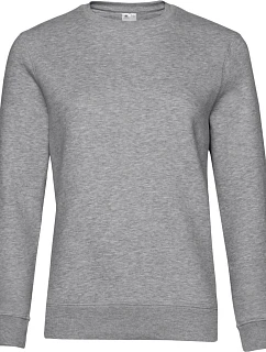 B&C QUEEN Crew Neck_° Dámska mikina 01.W01Q heather grey