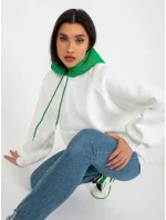 Mikina EM BL 696.68 bielo zelená Mikina EM BL 696.68 bielo zelená