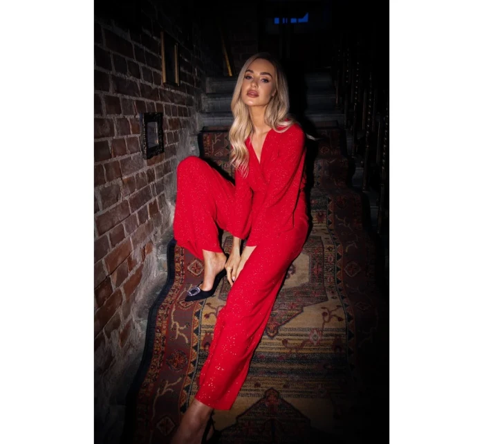 M720 Zavinovací overal - červený