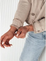 Dámská džínová bunda béžová Dstreet model 21972710 - FashionStreet