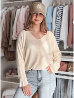 Dámsky oversize sveter NORVAN s motýlikmi FashionStreet MY2451