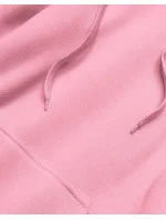 Růžová dámská klokaní mikina model 17789379 - J.STYLE Růžová dámská klokaní mikina model 17789379 - J.STYLE