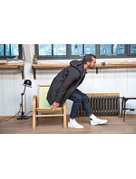 Men Pánský kabát deep black model 22499529 - NEOBLU Men Pánský kabát deep black model 22499529 - NEOBLU