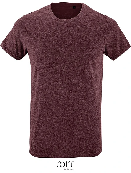 SOL'S Regent Fit Pánske tričko „Slim Fit“ 25.0553 melírované v odtieni oxblood SOL'S Regent Fit Pánske tričko „Slim Fit“ 25.0553 melírované v odtieni oxblood