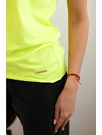 Dámska bavlnená blúzka s krátkym rukávom Neon Yellow Dámska bavlnená blúzka s krátkym rukávom Neon Yellow