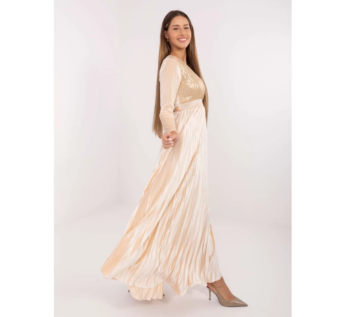 Sukienka IT SK model 21768548 jasny beżowy - FPrice